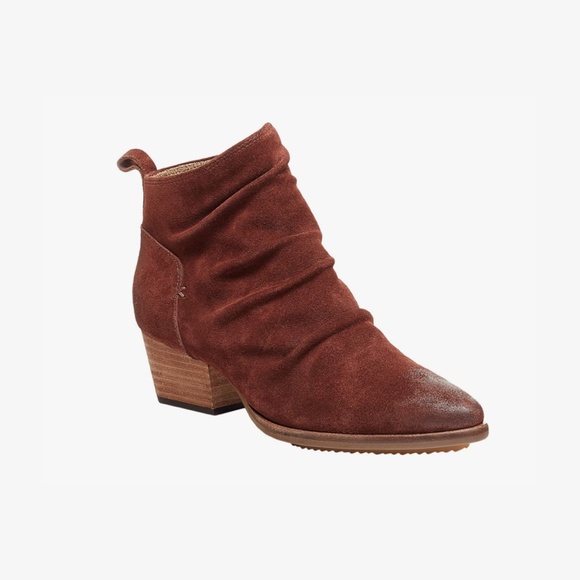 Kelsi Dagger Ego Suede Booties - Coffee Bean Brown - Picture 1 of 12